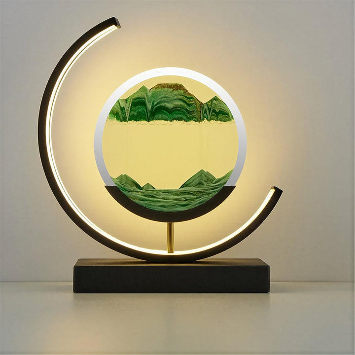 Dynamic Moving Sand Art Bedside Table Lamp
