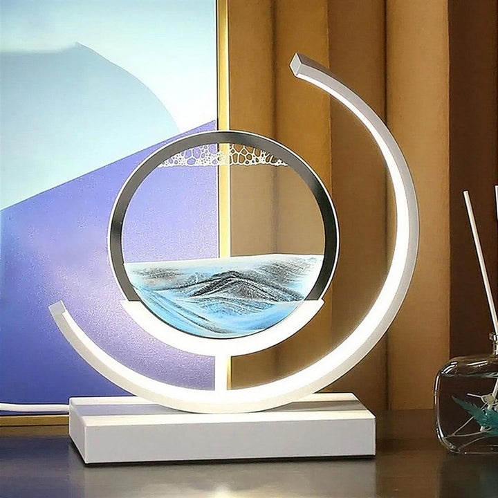 Dynamic Moving Sand Art Bedside Table Lamp