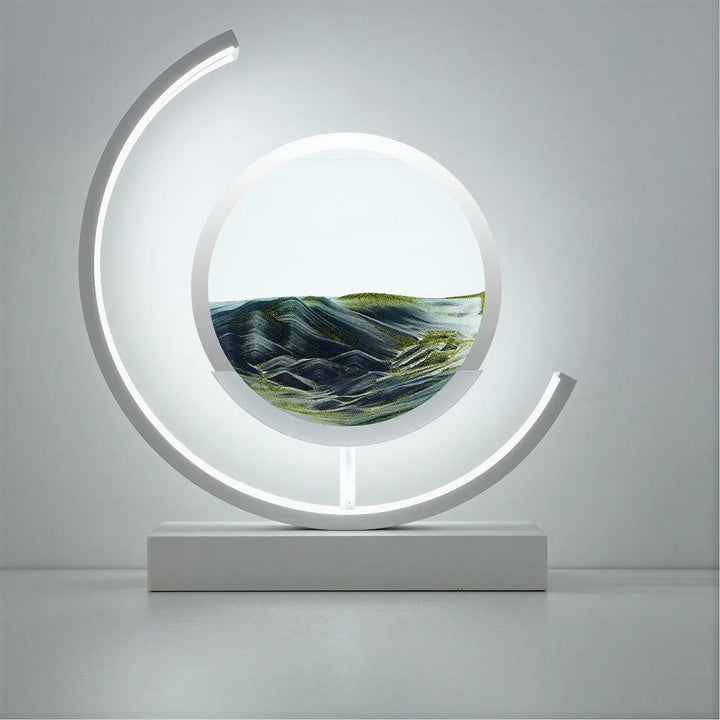 Dynamic Moving Sand Art Bedside Table Lamp