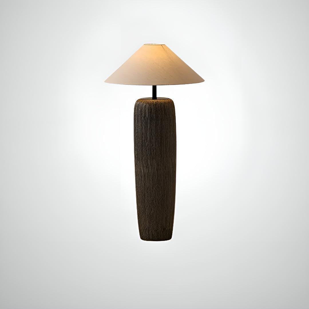 Japanese Floor Lamp For Living Room Ambience With Fabric Shade