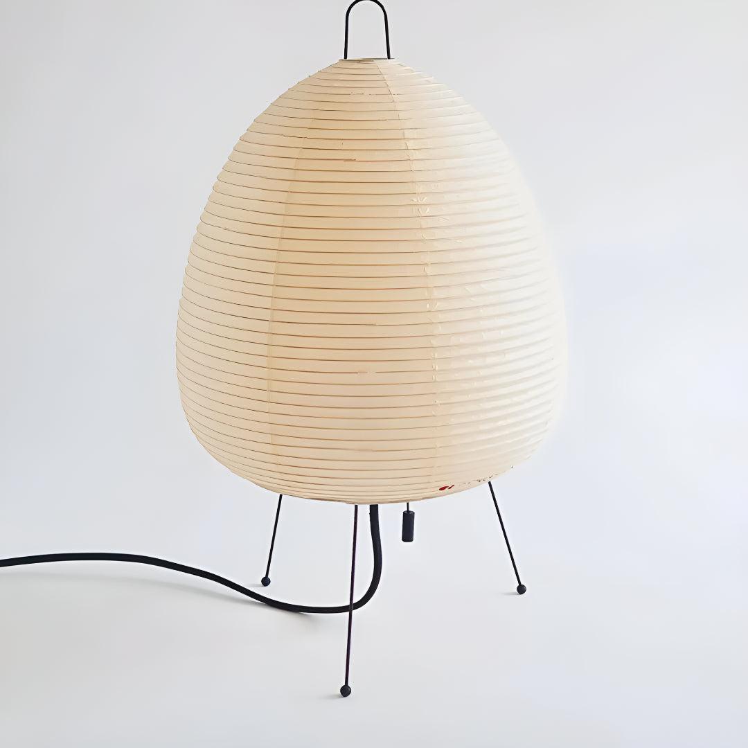 Japanese-Inspired Mid Century Akari Bedside Table Lamp