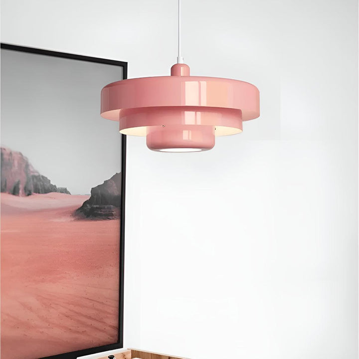 Layered Mid Century Nordic Pendant Lighting Fixture