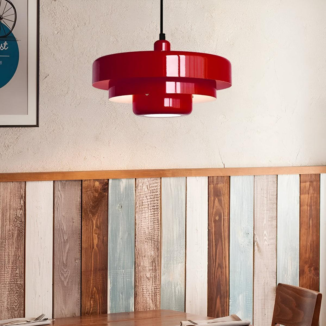 Layered Mid Century Nordic Pendant Lighting Fixture