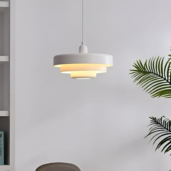 Layered Mid Century Nordic Pendant Lighting Fixture