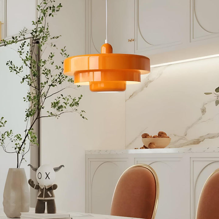 Layered Mid Century Nordic Pendant Lighting Fixture