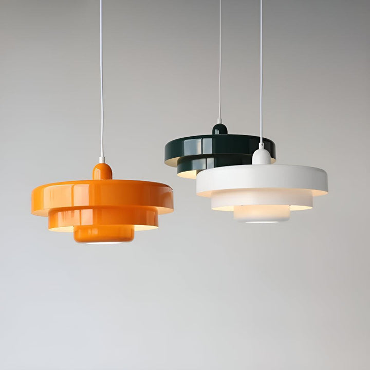 Layered Mid Century Nordic Pendant Lighting Fixture