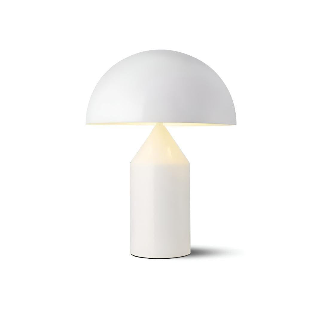 Metal Mushroom Style Table Lamp With Dome Shape