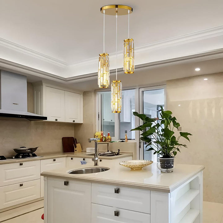 Modern Crystal Styled Pendant Lights for Kitchen and Dining Areas