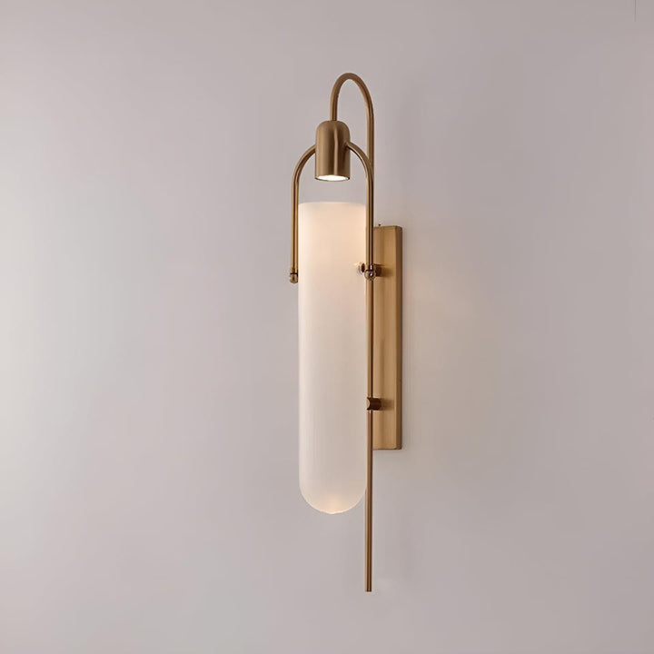 Modern Wall Sconce Lamp With Matte Arc Frame