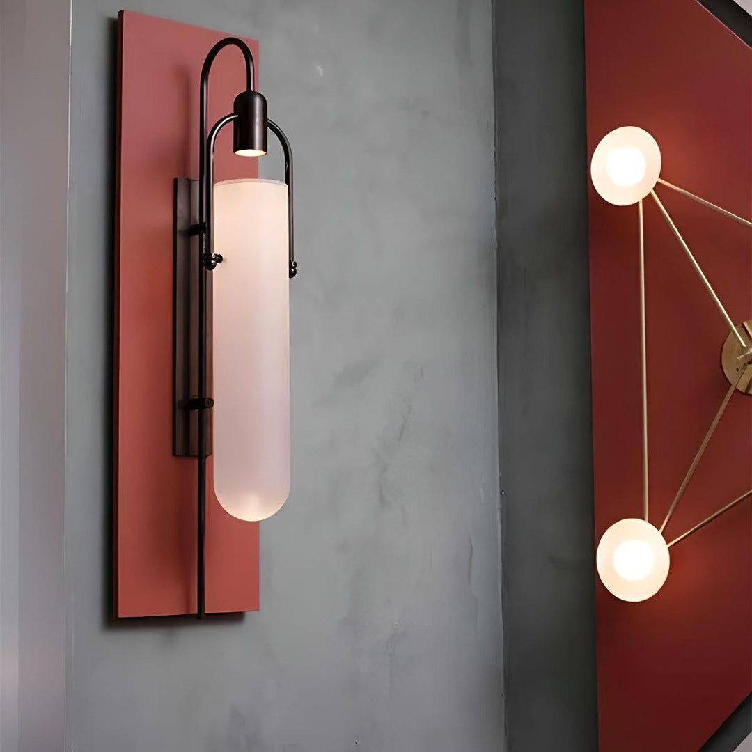 Modern Wall Sconce Lamp With Matte Arc Frame