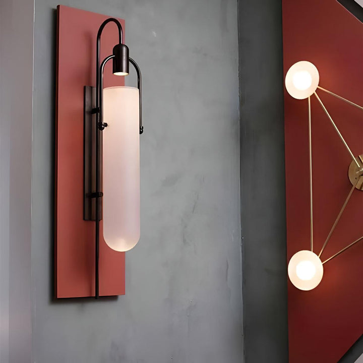 Modern Wall Sconce Lamp With Matte Arc Frame