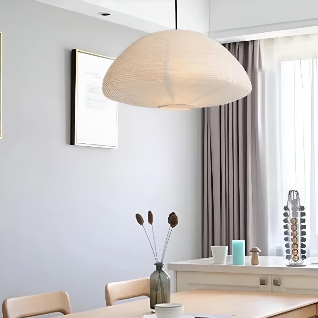 Noguchi Sculptural Pendant Ceiling Light With Ambient Glow