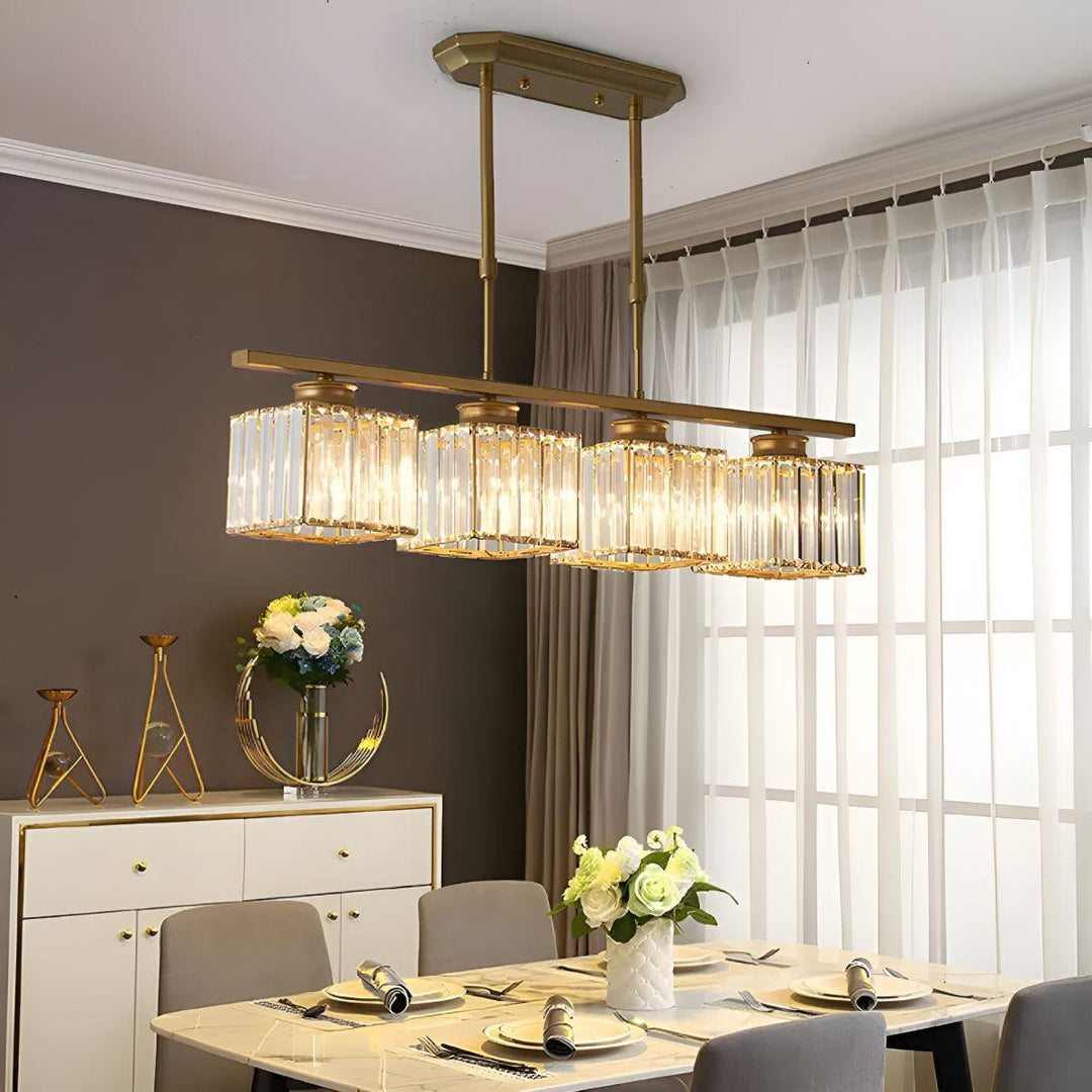Nordic Linear Pendant Light Fixture For Kitchen Island