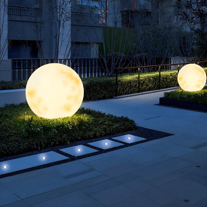 Outdoor Moon Styled Globe Light For Garden