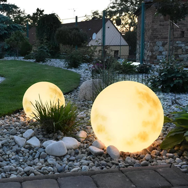 Outdoor Moon Styled Globe Light For Garden