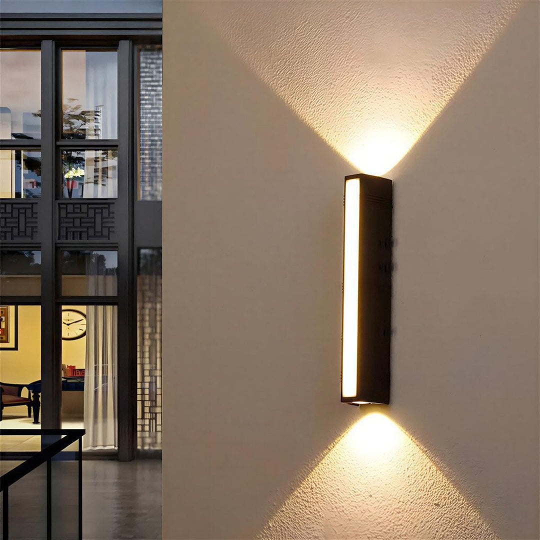 Outdoor Wall Light Sconce With Tube Design