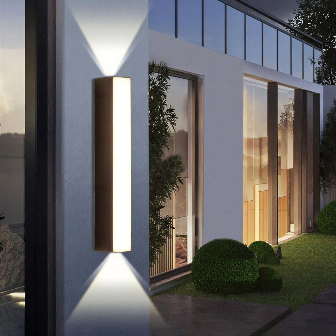 Outdoor Wall Light Sconce With Tube Design