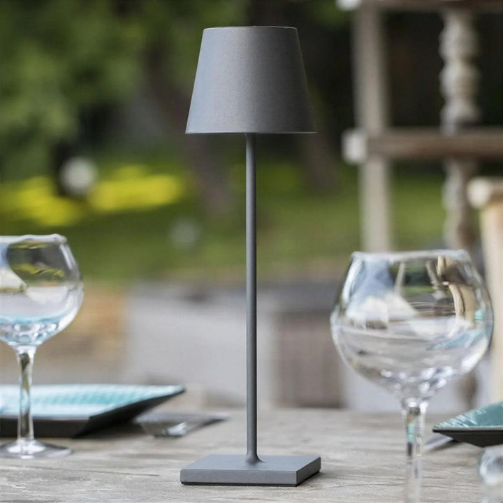 Rechargeable Table Lamp With Touch Control For Ambient Settings