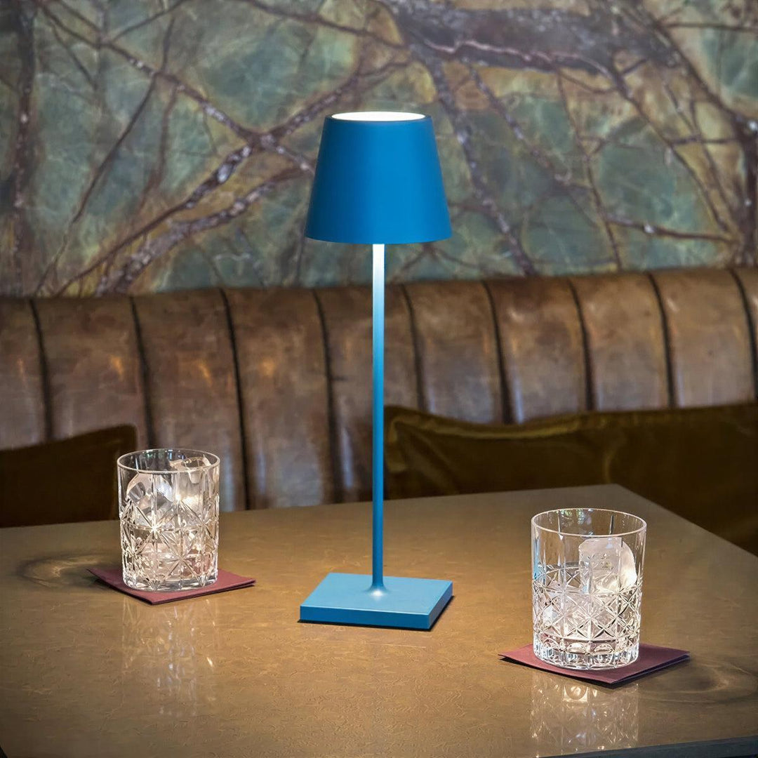 Rechargeable Table Lamp With Touch Control For Ambient Settings