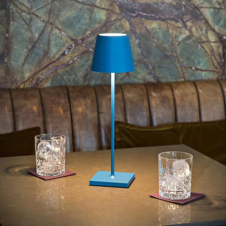 Rechargeable Table Lamp With Touch Control For Ambient Settings