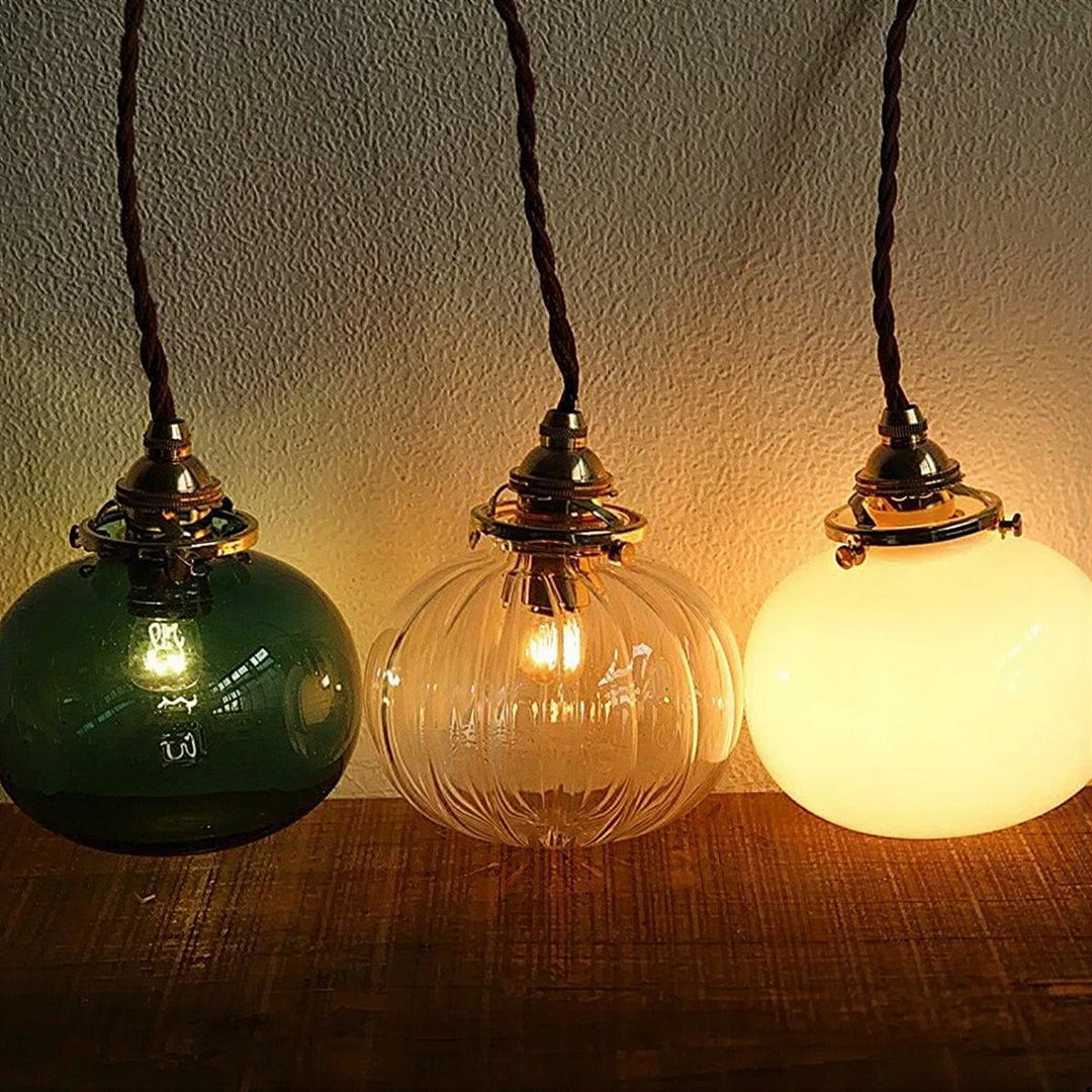 Retro Glass Pendant Lighting For Kitchen Islands And Bedrooms