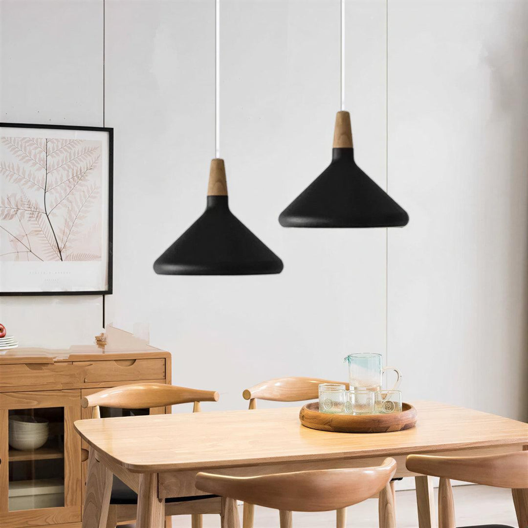 Scandinavian Nordic Wooden Pendant Light